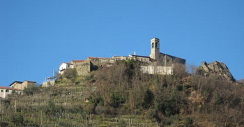 Panorama di Rocca Sigillina di Filattiera. Fotografia