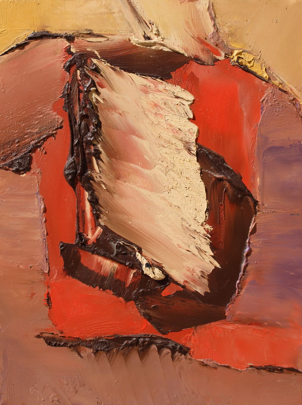 Erminio Tansini, “Senza titolo”, 1996, olio su tavola, 40x30 cm. © Erminio Tansini