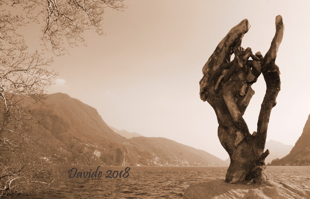 Давиде Тансини, “Неуловимые формы #6 – Озеро Лугано” [“Forme sfuggenti #6 – Lago di Lugano”], Лугано (Тичино – Швейцария), апрель 2018 года. © Давиде Тансини
